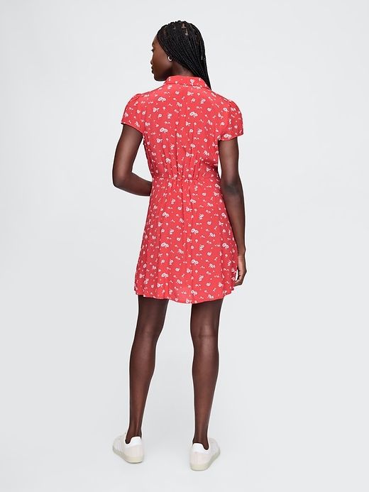 Image number 2 showing, Crepe Floral Mini Dress