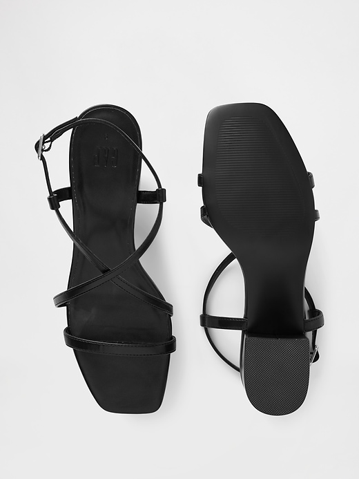 Image number 3 showing, Strappy Block Heel Sandals