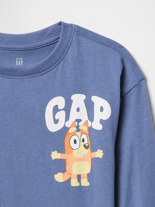 Image number 3 showing, Baby & Toddler Bluey Logo Graphic T-Shirt