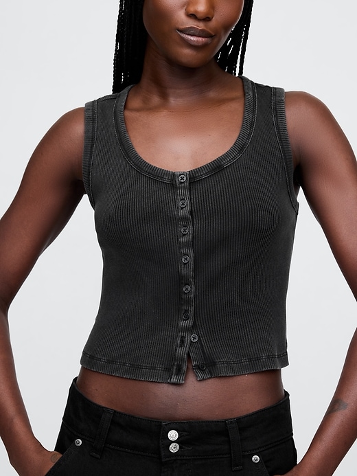 Image number 4 showing, Cropped Rib Top