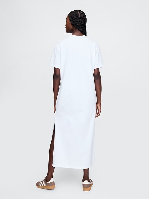 Image number 2 showing, Organic Cotton VintageSoft Maxi T-Shirt Dress