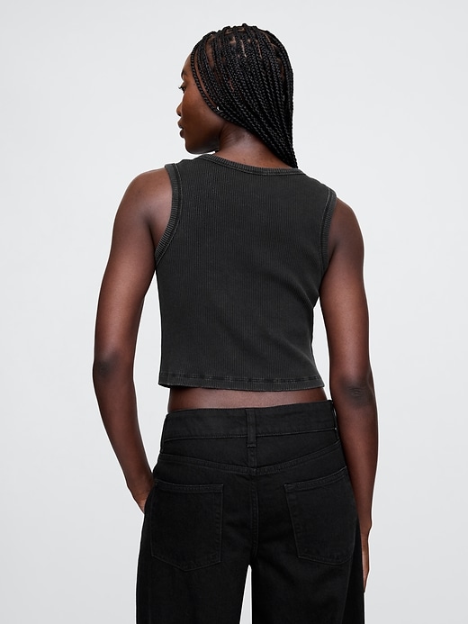 Image number 2 showing, Cropped Rib Top