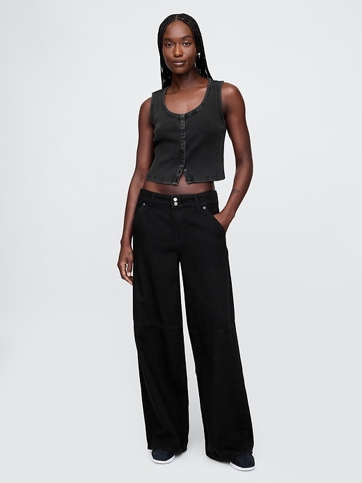 Image number 3 showing, Cropped Rib Top