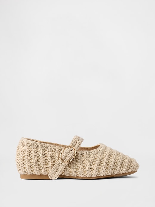 Image number 1 showing, Toddler Crochet Mary Jane Flats