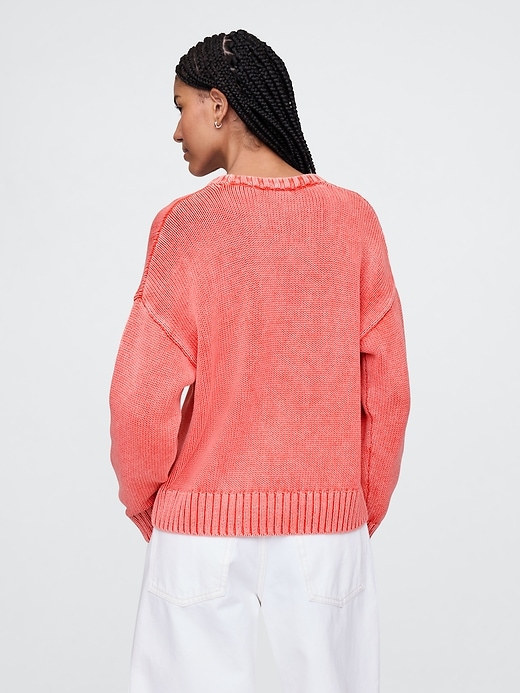 Image number 3 showing, Relaxed Crewneck Sweater