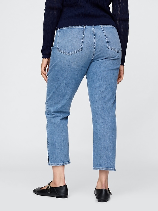 Image number 7 showing, High Rise Capri Jeans