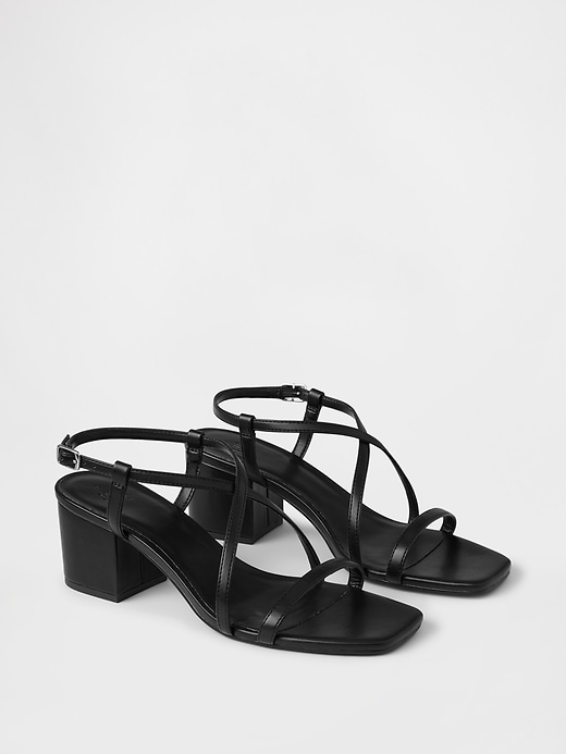 Image number 2 showing, Strappy Block Heel Sandals