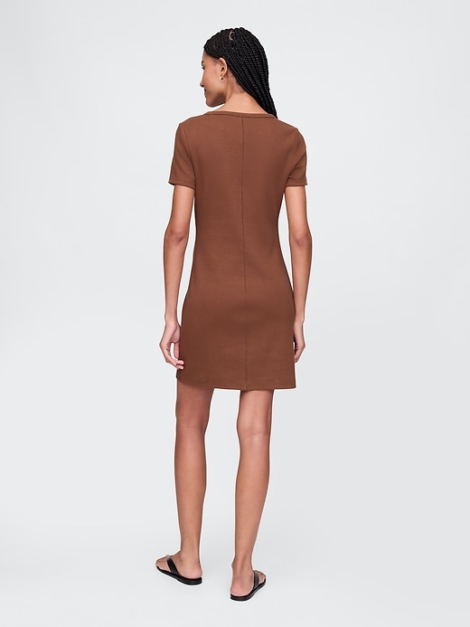 Image number 2 showing, Rib Mini T-Shirt Dress