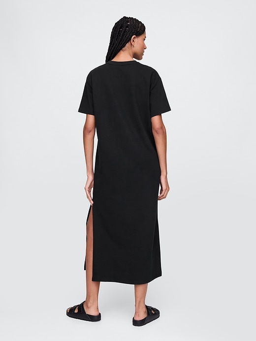 Image number 2 showing, Organic Cotton VintageSoft Maxi T-Shirt Dress