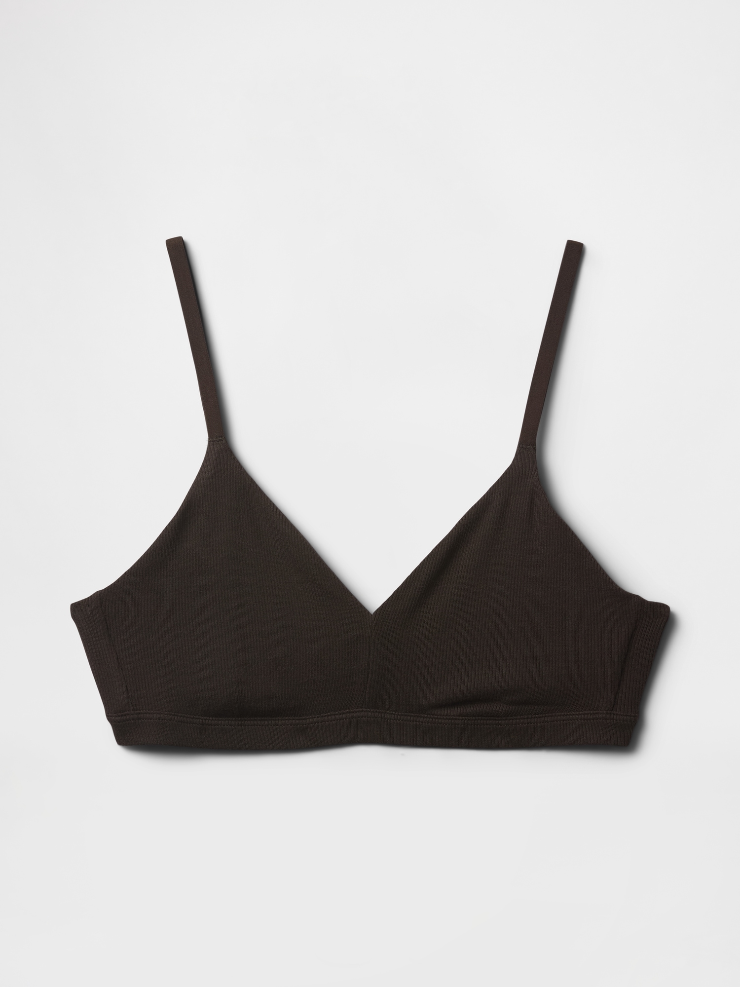 Modal Rib Triangle Bralette