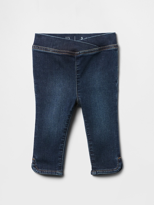 Image number 1 showing, Baby &amp;amp; Toddler Denim Capri Jeggings