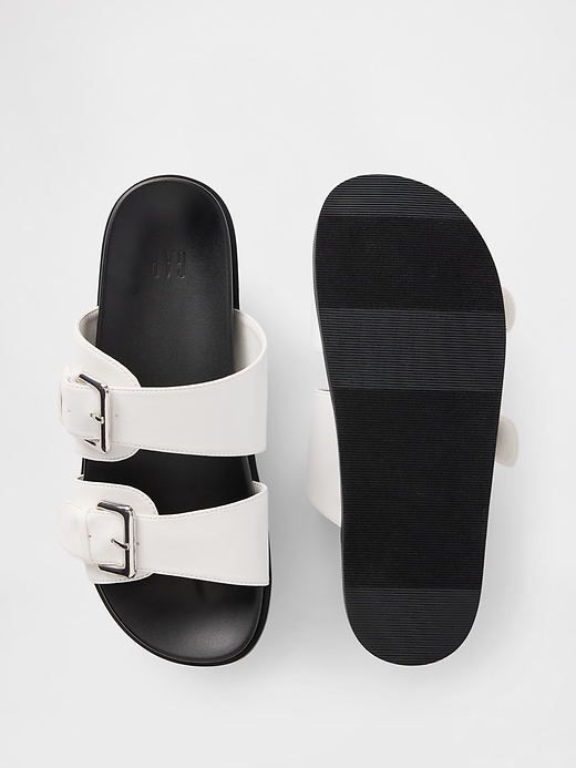 Image number 3 showing, Double Buckle Sandals