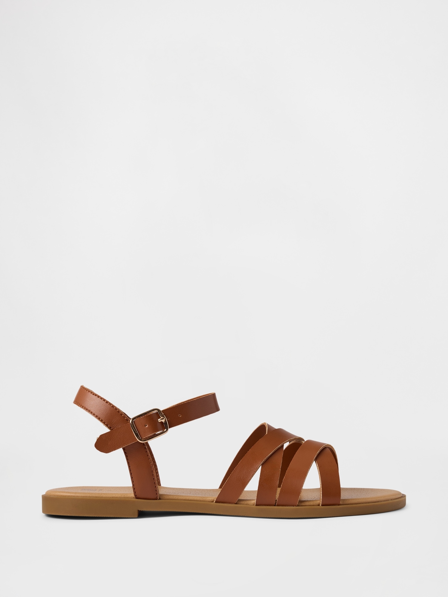 Kids Strap Sandals - Brown