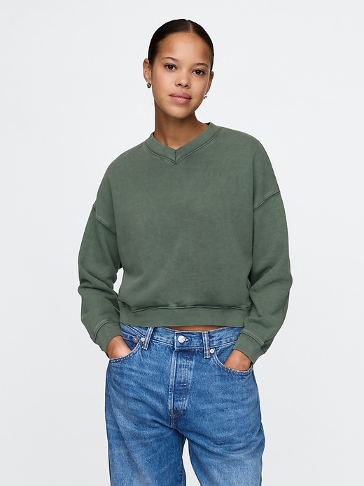 Image number 1 showing, Heavyweight French Terry Oversized Sweatshirt