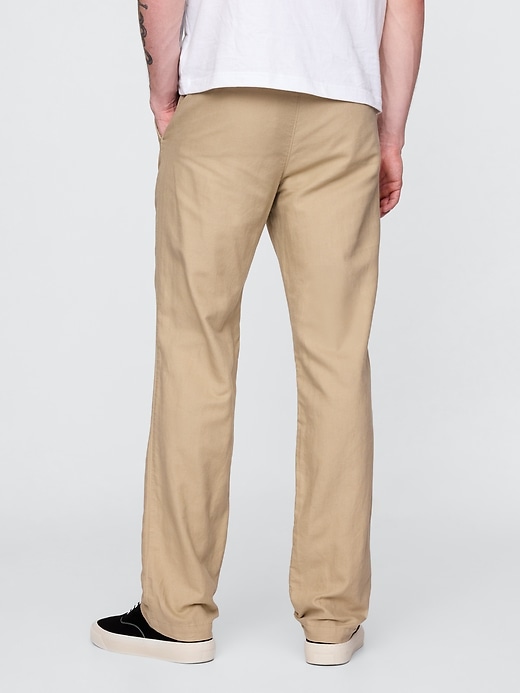 Image number 4 showing, Linen-Cotton Khakis