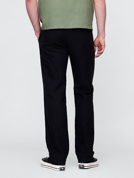 Image number 4 showing, Linen-Cotton Khakis