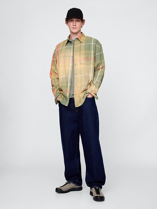 Image number 2 showing, Sunwashed Twill Big Shirt