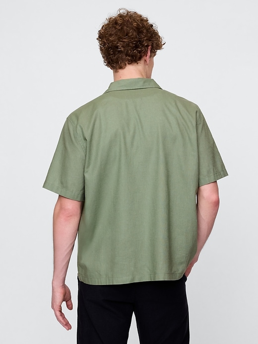 Image number 3 showing, Linen-Cotton Shirt