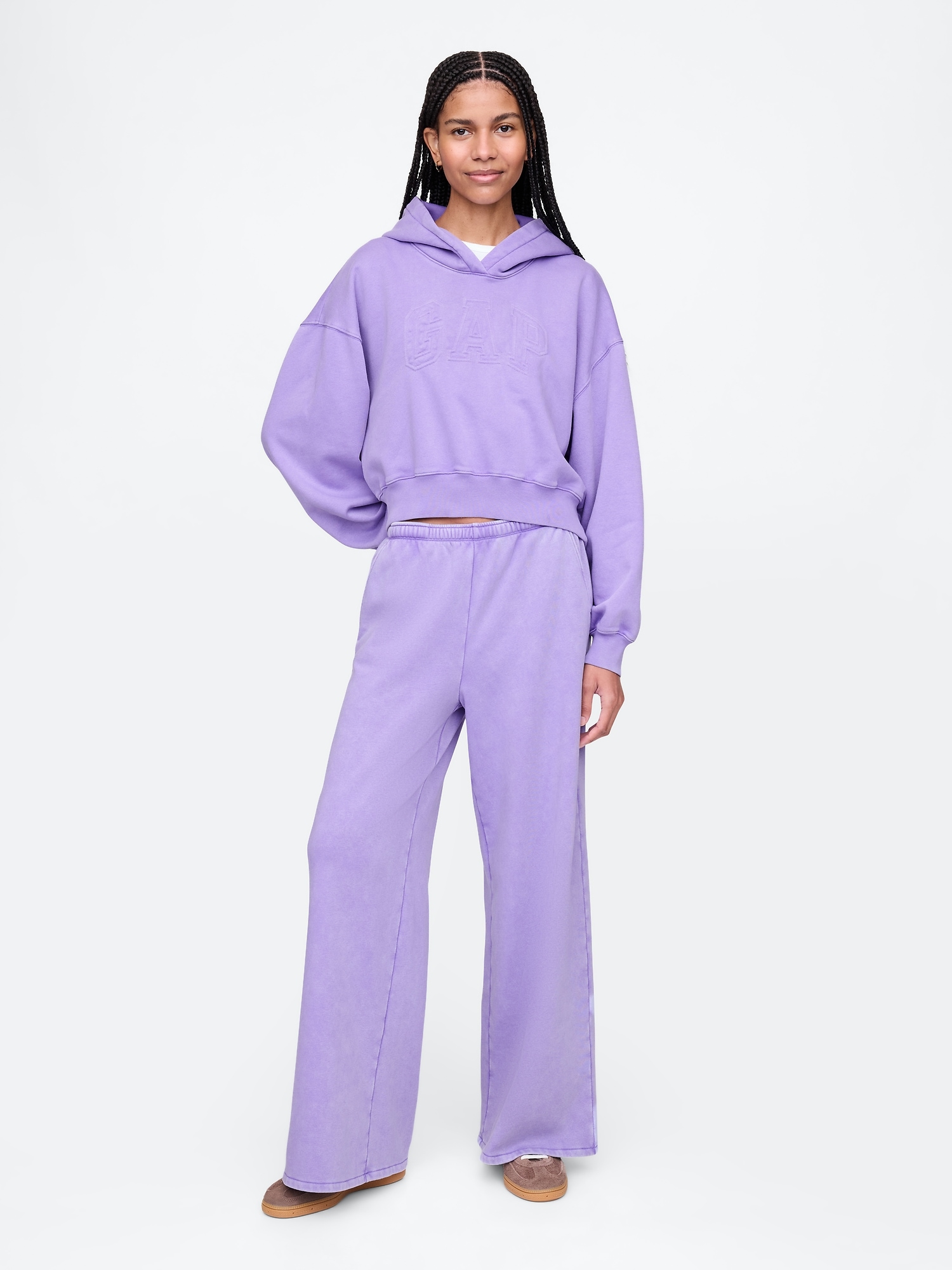 Vintage Soft Baggy Wide-Leg Sweatpants