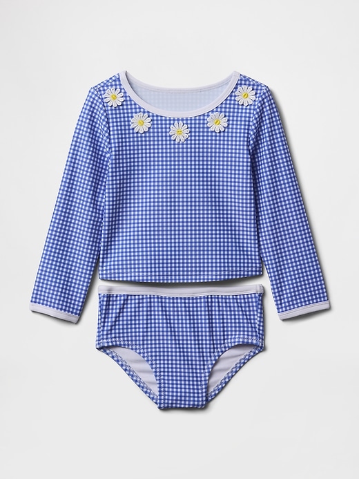 Image number 1 showing, Baby &amp; Toddler Rash Guard Swim Two-Piece