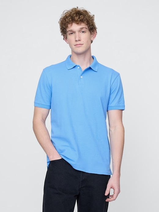 Image number 1 showing, Pique Polo Shirt