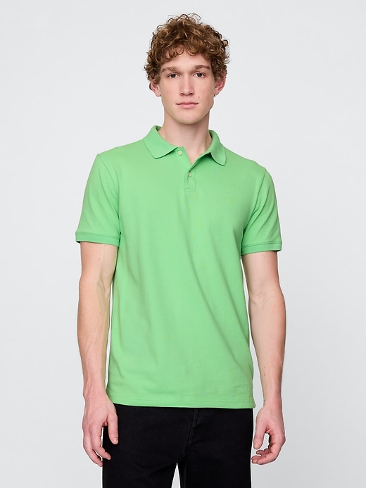 Image number 1 showing, Pique Polo Shirt