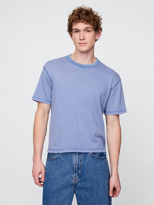 Image number 1 showing, Heavyweight Cropped T-Shirt