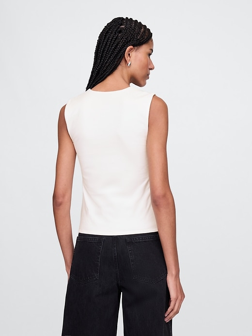 Image number 2 showing, CloseKnit Jersey Square-Neck Top