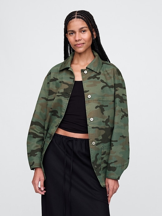 Image number 1 showing, Camo Chore Jacket