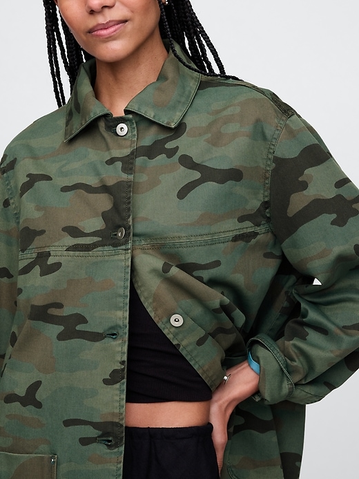 Image number 4 showing, Camo Chore Jacket