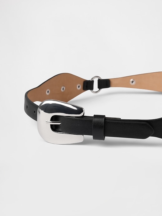 Image number 2 showing, Vegan Leather Belt