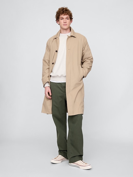 Image number 1 showing, '90s Loose Herringbone Khakis