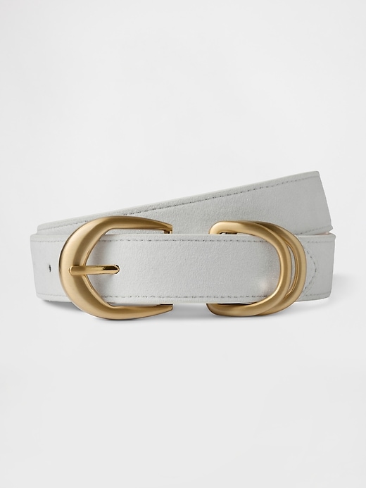 Image number 1 showing, Vegan Suede Belt