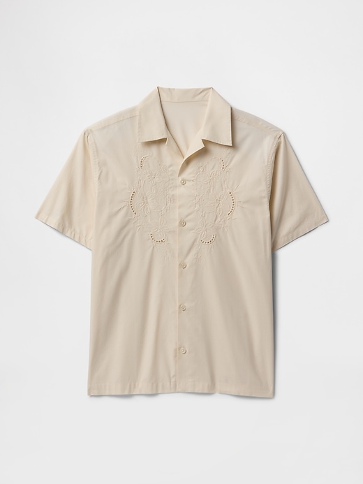 Image number 5 showing, Eyelet Poplin Shirt