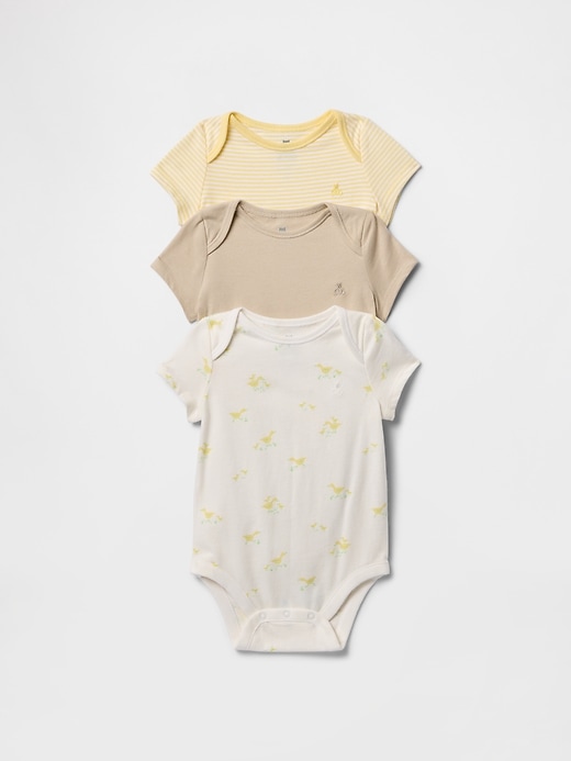 Image number 1 showing, Baby First Favorites Organic Cotton Bodysuit (3-Pack)