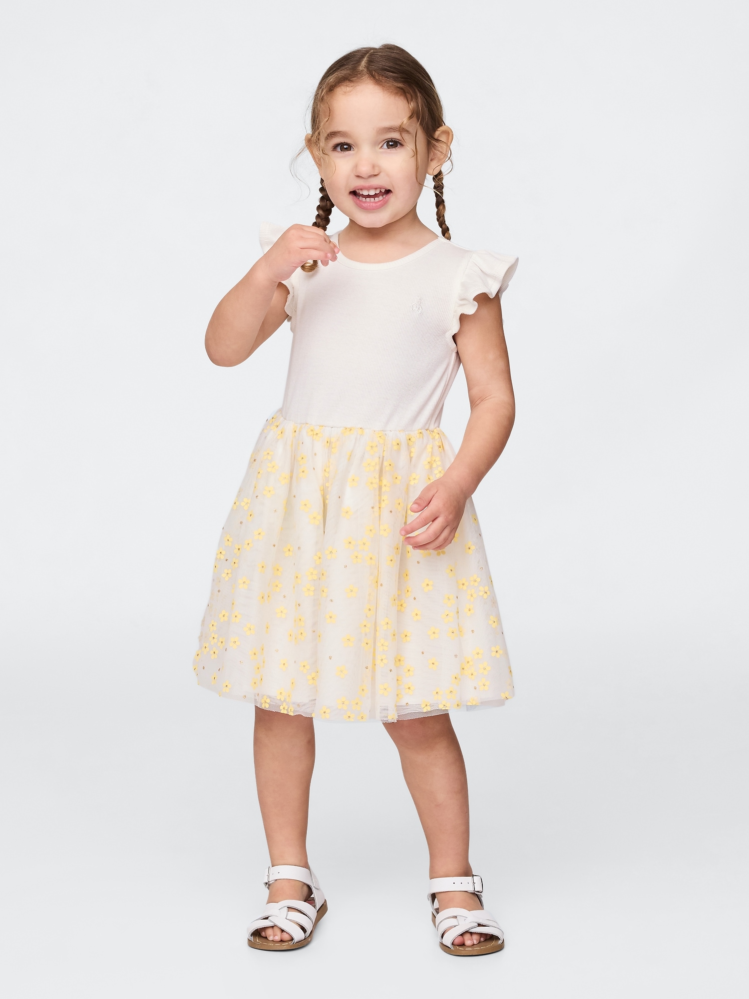 Baby & Toddler 2-in-1 Flower Tulle Dress