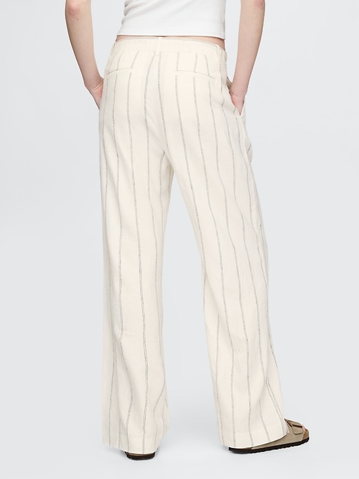 Image number 5 showing, 365 High Rise Linen-Blend Trousers