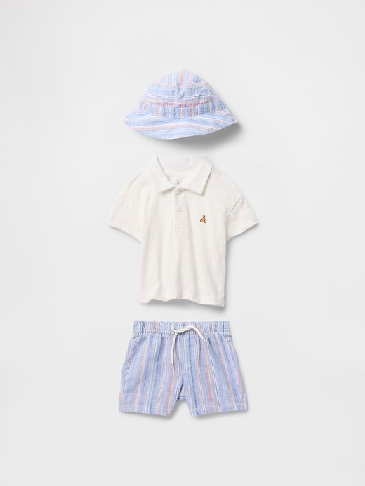 Image number 1 showing, Baby Polo Outfit Set