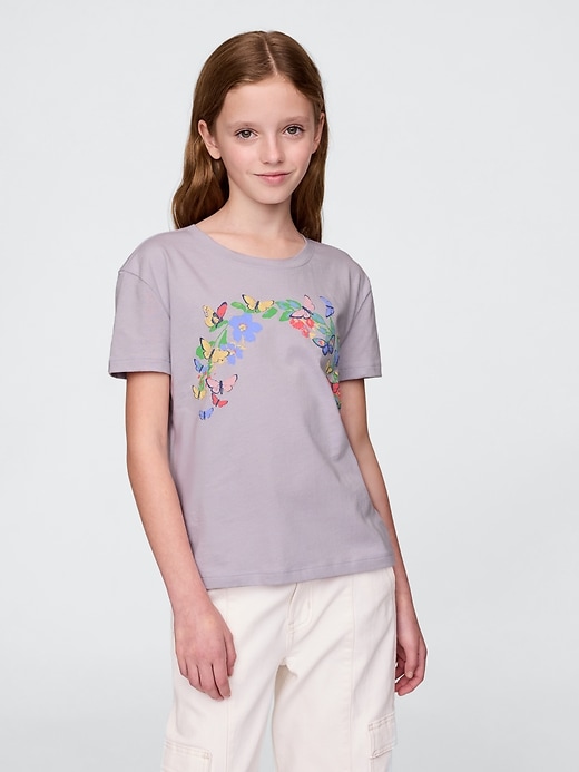 Image number 1 showing, Kids Relaxed Graphic T-Shirt