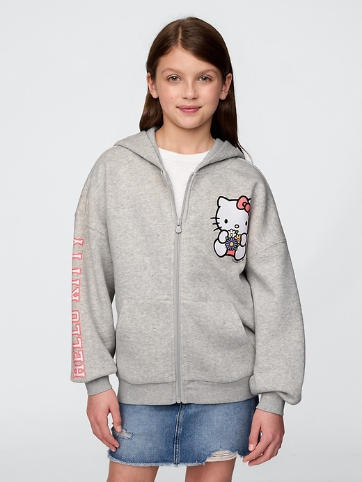 Image number 1 showing, Kids Vintage Soft Hello Kitty Zip Hoodie