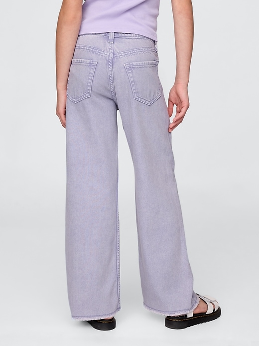 Image number 4 showing, Kids UltraSoft Low Rise Stride Wide-Leg Jeans