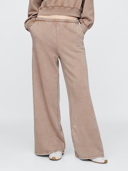 Image number 2 showing, VintageSoft Baggy Wide-Leg Sweatpants