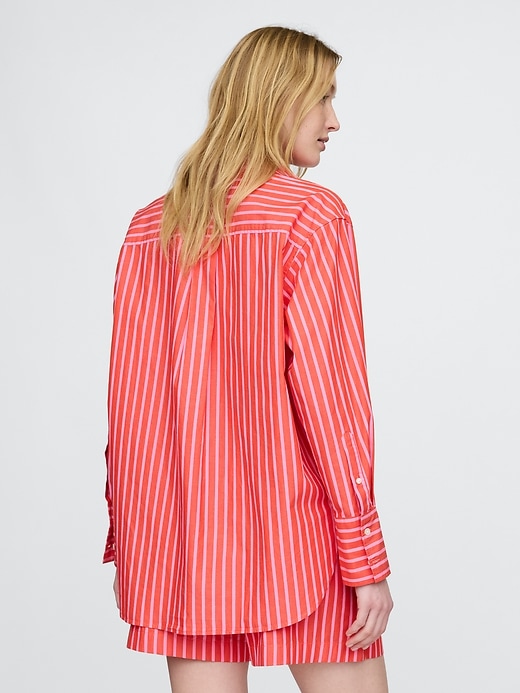 Image number 2 showing, Organic Cotton Poplin Big Shirt