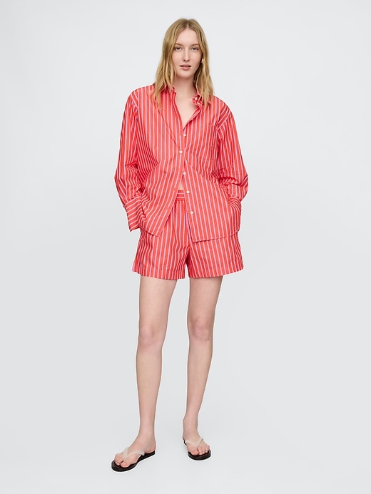 Image number 3 showing, Organic Cotton Poplin Big Shirt