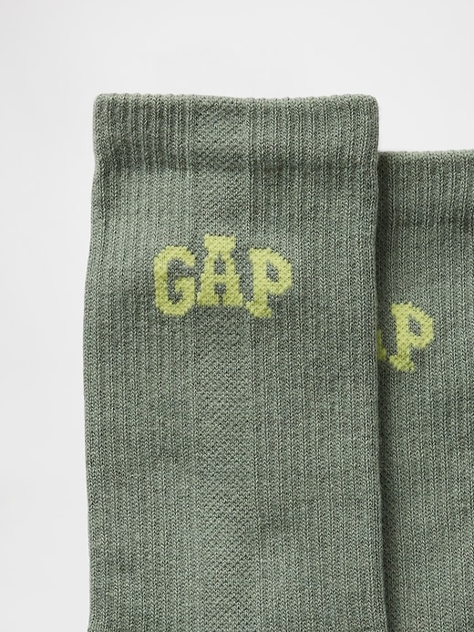 View large product image 2 of 6. Gap Logo Athletic Crew Socks