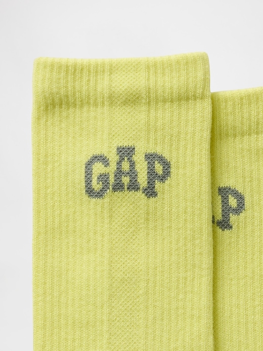 View large product image 2 of 6. Gap Logo Athletic Crew Socks