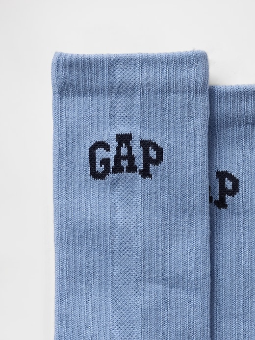 View large product image 2 of 6. Gap Logo Athletic Crew Socks