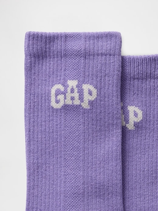 View large product image 2 of 6. Gap Logo Athletic Crew Socks