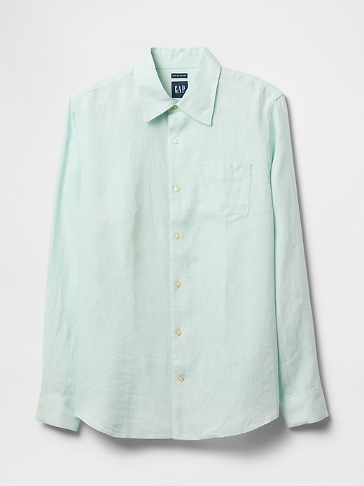 Image number 5 showing, 100% Linen Classic Shirt