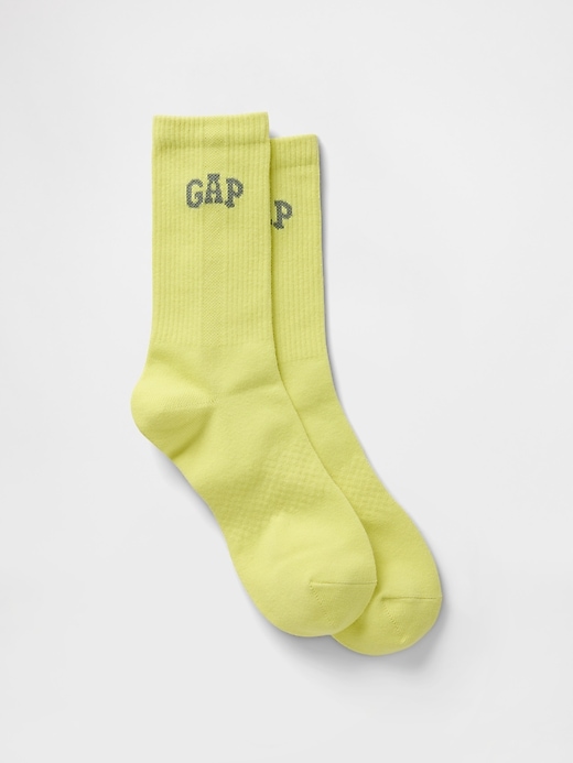 View large product image 1 of 6. Gap Logo Athletic Crew Socks